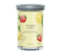 Yankee Candle Signature Candela Profumata, Limonata Ghiacciata Ai Frutti di Bosco in Tumbler Grande, Candele di Miscela di Cera di Soia Lunga Durata, Regalo per le Donne