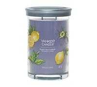 Yankee Candle Signature Tumbler Candela profumata 567 g variante Black Tea & Lemon