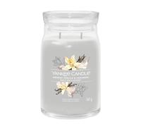YANKEE CANDLE Signature Großes Glasgefäß-Kerze SMOKED VANILLA & CASHMERE 567g