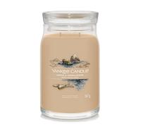 Yankee Candle - Signature Jar Candles Amber & Sandalwood 567g - LARGE - Candele profumate