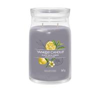 Yankee Candle Candela profumata Praline & Birch 567 g variante Black Tea & Lemon