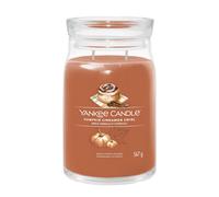 Yankee Candle - Signature Jar Candles Pumpkin Cinnamon Swirl 567g - LARGE - Candele profumate