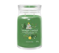 Yankee Candle - Signature Jar Candles Shimmering Christmas Tree 567g - LARGE - Candele profumate