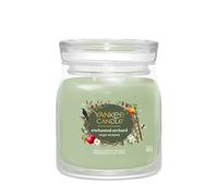 Yankee Candle Signature Jar Media Candela Enchanted Orchard Fragranza Mele Caramellate Zucchero di Canna e Albicocche, 368g
