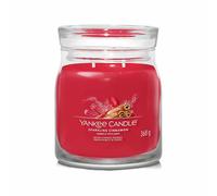 Yankee Candle Sparkling Cinnamon Candela Profumata Natalizia Media, 368g