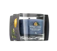 Yankee Candle Black Tea & Lemon candela votiva glass 37 g