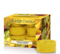 YANKEE CANDLE Tropical Starfruit, Vetro, Giallo, lumini