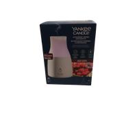 Yankee candle ultrasonic aroma diffuser starter kit black cherry