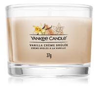 Yankee Candle Vanilla Crème Brûlée candela votiva glass 37 g