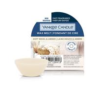 Yankee Candle - Wax Melts Soft Wool & Amber 22gr - - Candele profumate