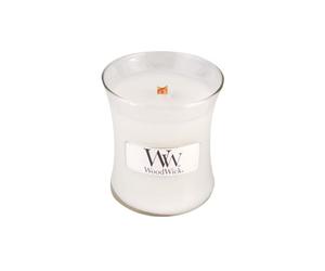 Yankee Candle WoodWick - Candela Island Coconut Fragranza Cocco e Ananas, 85g
