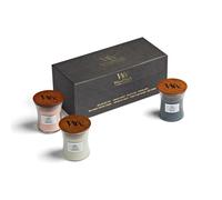 Yankee Candle WoodWick Cofanetto Regalo con 3 Candele Clessidra Mini con Stoppino in Legno Fragranze Floreali Assortite, 3 x 85g