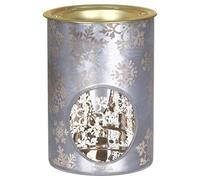 Yankee Candle (YANK6 Snowflake Frost - Lampada profumata, in vetro, multicolore, 14,1 cm, 360