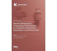 Yanlin Zhang Pr Recent Advances in Processing Technologies fo (Copertina rigida)
