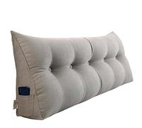 Yanman - Cuscino triangolare per testiera del letto, grande, supporto lombare per letto, divano, casa, camera da letto e ufficio