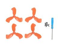 Yanmis 4 Eliche a 3 Palette, Pale di Ricambio per PC a Basso Rumore per Drone NEO 2, Leggere con Tempo di Volo Prolungato (ORANGE)