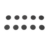 Yanmis 50 Pezzi Cuscinetti di Isolamento per Altoparlanti, Piedi di Isolamento Subwoofer 25mm di Base di Assorbimento in Schiuma Eva con Autoadesivo, per Altoparlanti, Lettori CD