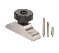 Yanmis Acciaio Inossidabile -Base Micrometrica Profonda con 3 Barre di Estensione per Misurazione di Precisione in Ingegneria Meccanica (63 * 17mm)