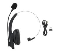 Yanmis Affiolo Bluetooth con Microfono, Cuffia Bluetooth Camionista con Annullamento del Rumore di Intelligenza Artificiale e Funzione Muta, Cuffie Wireless con Dongle USB per Telefoni