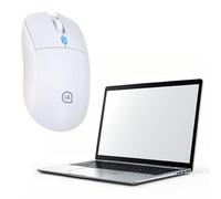 Yanmis AI Mouse, Ricerca Input Vocale, Traduzione di Parole e Parole, Disegno di AI e Scrittura Mouse Intelligente Ricaricabile con connettività Bluetooth, Wireless e Cablata