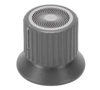 Yanmis Altoparlante Bluetooth Magnetico, Altoparlante Wireless Portatile con Audio Surround a 360° e Manopola del Volume Regolabile, Bluetooth 5.3, modalità Doppia Associazione (BLACK)