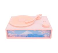 Yanmis Altoparlante Bluetooth Portatile, Giradischi retrò Antico con Diffusore per Aromaterapia, Altoparlante Stile Fonografo Classico Vecchio Stile per Camera da Letto, Ufficio, (PINK)