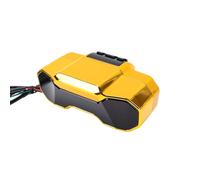 Yanmis Altoparlante per Moto con Lettore MP3 Subwoofer Impermeabile Bluetooth Audio per Manubrio, 2x10W IP54 Altoparlanti Stereo Doppi Resistenti Alle Intemperie per Scooter Cruiser 12V con