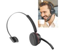 Yanmis Auricolare Bluetooth per Camionisti, Cuffia Wireless a Orecchio Singolo con Microfono a Cancellazione di Rumore Driver Dinamico da 40 Mm Riproduzione 80 Ore Tempo di