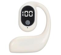 Yanmis Auricolare Bluetooth V5.3, Auricolare Vivavoce con Cancellazione del Rumore per Telefoni Cellulari, Cuffie Monoorecchio Aperte con Microfono Integrato, Ricarica Rapida Display LED (Albicocca)