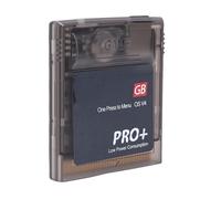 Yanmis Cartuccia di Gioco, Scheda Integrata di Memoria 4G da 64 Mbit per Gameboy Color Advance SP Light Pocket, con Gestione dei File USB Drag Drop e Tecnologia di Risparmio (Grigio Trasparente)