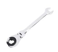 Yanmis Chiave a Cricchetto con Testa Flessibile Aperta 19 Mm, Chiave Combinata a 72 Denti, Chiave a Cricchetto Regolabile a 180° per Tubi di Carburante, Freni e Aria condizionata.