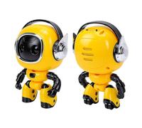 Yanmis Compagno Robot Desktop AI con Chat Vocale (YELLOW) | Batteria da 1000 MAh, Autonomia di 200 Minuti, Occhi Espressivi a LED, 37 Lingue, Design Wireless, Robot Tascabile per
