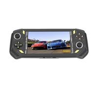 Yanmis Console di Gioco Portatile retrò, Lettore di Gioco Portatile con Chip Quad Core RK3562, Schermo da 5,5 Pollici, Batteria da 5000 MAh per un Gameplay Fluido, Supporto (BLACK)