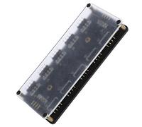 Yanmis Controller HUB RGB per Scheda Madre Desktop di Computer PC, Interfaccia RGB a 4 Pin da 12 V, Si Collega a 10 Ventole Aura, Ideale per Progetti PC Personalizzati