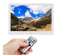 Yanmis Cornice Per Foto Digitale Da 14 Pollici, Cornice Elettronica Con Orologio, Calendario, Allarme Incorporato, Pulsanti Del Controllo Remoto, Lettore Musicale MP3, Per (Spina europea)