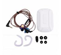 Yanmis Cuffie da Gioco Cablate, Auricolari IEM con Microfono, Auricolari Cablati da 3,5 Mm, Suono HiFi Bassi Profondi con Driver Dinamico da 1 Mm per Giochi Video Musicali (COLORFUL)