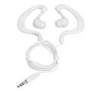 Yanmis Cuffie da Nuoto, Impermeabili IP68 con Spina da 3,5 Mm Spine per Auricolari Placcate in Oro Cavi più Corti per Nuoto Corsa Surf Palestra (WHITE)