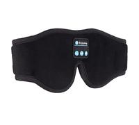 Yanmis Cuffie per Dormire, Maschera per Occhi Musicale Wireless con Microfono Integrato e Durata della Batteria di 10 Ore, per Chi Dorme Sul Fianco, Insonnia, Viaggi di Meditazione