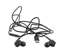 Yanmis Cuffie USB C Cablate, Auricolari di Tipo C con Microfono, Auricolari con Cancellazione del Rumore, HiFi, compatibilità Universale per Note10 S20 A8S, e Tutti i
