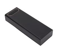 Yanmis Custodia per Power Bank a Ricarica Rapida da 22,5 W Display LCD Leggero Staccabile per Dispositivi Mobili Guscio Batteria 20x18650 (BLACK)