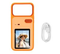 Yanmis Custodia per Telefono con Schermo Posteriore Intelligente per | Touchscreen da 3,0", Sincronizzazione Selfie con Fotocamera Posteriore, Notifiche in Tempo Reale, Build PC, Sezione