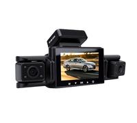 Yanmis Dash Cam a 360° a 4 Canali, Sensore G con Registrazione in Loop, GPS WiFi 5G, Visione Notturna con Controllo App, modalità Parcheggio 24 Ore, Telecamera per Auto a Tutto Tondo