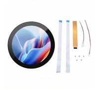 Yanmis Display LCD Rotondo da 4 Pollici, Sostituzione Touchscreen Capacitivo IPS DSI 720x720 per Pi 5 4 3 2 B CM3/3+/