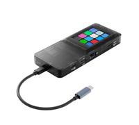 Yanmis Docking Station USB C Hub a 8 Porte con Display Touch, Ricarica Rapida PD da 100 W 4K 60 Hz, Adattatore Multiporta per Laptop con Lettore di Schede TF SD Ethernet per PC