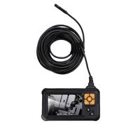 Yanmis Endoscopio Industriale con Luce, Telecamera per Periscopio 1080P con Doppia Lente da 8 Mm, LCD da 4,3 Pollici 3 luminosità Regolabile, Telecamera per Ispezione Impermeabile IP67 per Tubi (10
