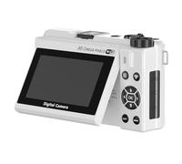 Yanmis Fotocamera Digitale, Fotocamera da Viaggio WiFi 8K 88MP con Schermo Ribaltabile da 3 Pollici e Messa a Fuoco Automatica, per Streaming Live e Condivisione Sui Social Media, (WHITE)