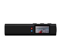 Yanmis Fotocamera FPV, Videocamera per Videocamera per Videocamera per Videocamera Portatile da 2,7k a 110 ° con Batteria da 250 MAh per la Via di Viaggio in Bicicletta da Viaggio per (BLACK)