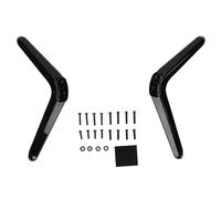 Yanmis Gambe del Supporto TV, Supporto Base Gambe del Mobile TV Installazione Senza Trapano Cuscinetti Antiscivolo Spessi per Legno Marmo Vetro con Stabile Elegante