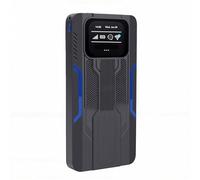 Yanmis Hotspot Mobile 4G LTE, Router WiFi con Supporto per 10 Dispositivi Connessi, Display LCD, Batteria Integrata da 10000 MAh, Rete Privata per Viaggi di Gruppo, Viaggi in Auto e