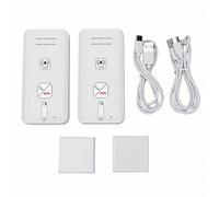 Yanmis Interfonico Wireless per la Casa, Conversazione Senza Interruzioni a Lungo Raggio da 500 M, Risposta Automatica, Trasmissione con un Tasto, modalità di Lavoro Flessibile per (WHITE)